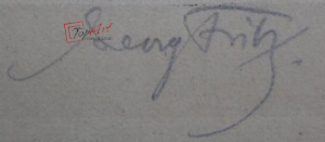 sygnatura Georg Fritz